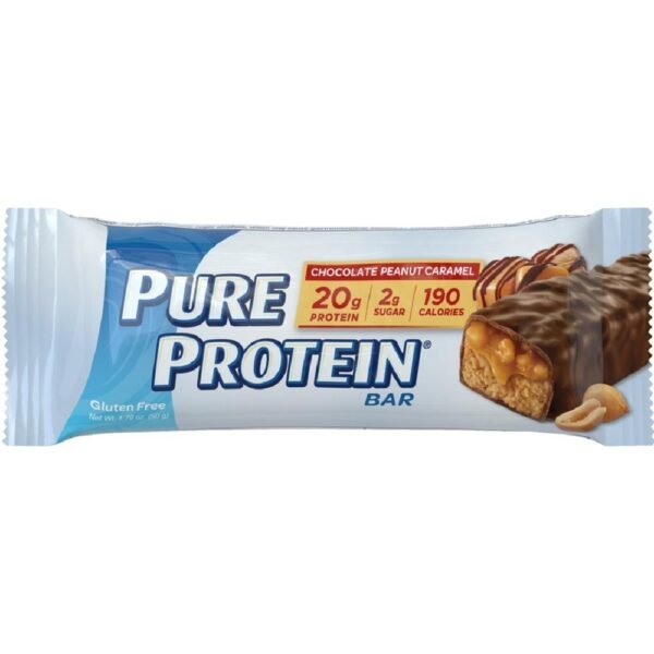 Pure Protein Chocolate Peanut Caramel Bar, 50 Gram (Pack of 6)